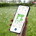 Set - mit Mähroboter E18 für bis zu 1200 m² + gratis Garage + gratis Ersatzklingenbox – Bild 6