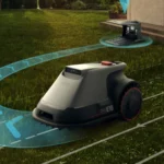 Set - mit Mähroboter E18 für bis zu 1200 m² + gratis Garage + gratis Ersatzklingenbox – Bild 5