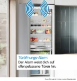 Serie 6 Einbau-Kühl-Gefrier-Kombination mit Gefrierbereich unten 177.2 x 55.8 cm Flachscharnier mit Softeinzug – Bild 8
