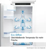Serie 4 Einbau-Kühl-Gefrier-Kombination mit Gefrierbereich unten 193.5 x 70.8 cm Flachscharnier – Bild 11