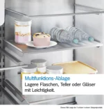 Serie 6 Kühl-Gefrier-Kombination, mehrtürig 183 x 90.5 cm Gebürsteter schwarzer Stahl AntiFingerprint, Total No Frost – Bild 13